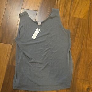 Chico's Sleeveless Tank Top in Slate